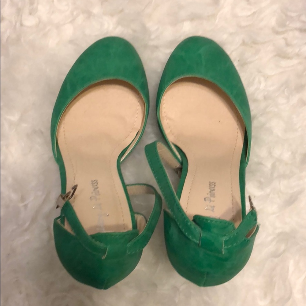 Green heels